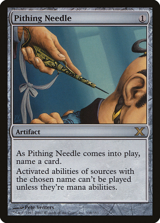 Pithing Needle [Tenth Edition] | Magic Magpie