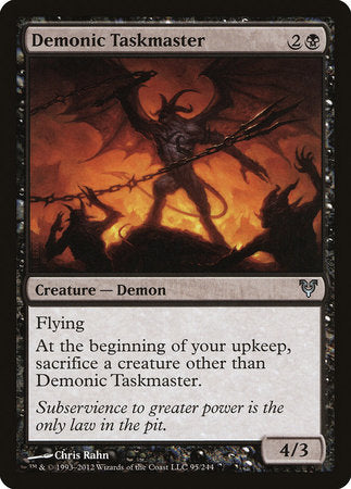 Demonic Taskmaster [Avacyn Restored] | Magic Magpie