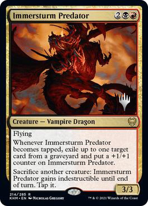 Immersturm Predator [Kaldheim Promo Pack] | Magic Magpie