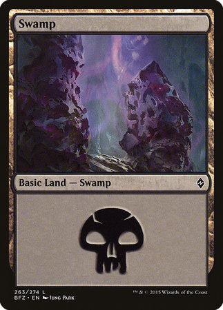 Swamp (263) [Battle for Zendikar] | Magic Magpie