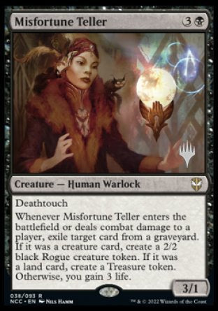 Misfortune Teller (Promo Pack) [Streets of New Capenna Commander Promos] | Magic Magpie
