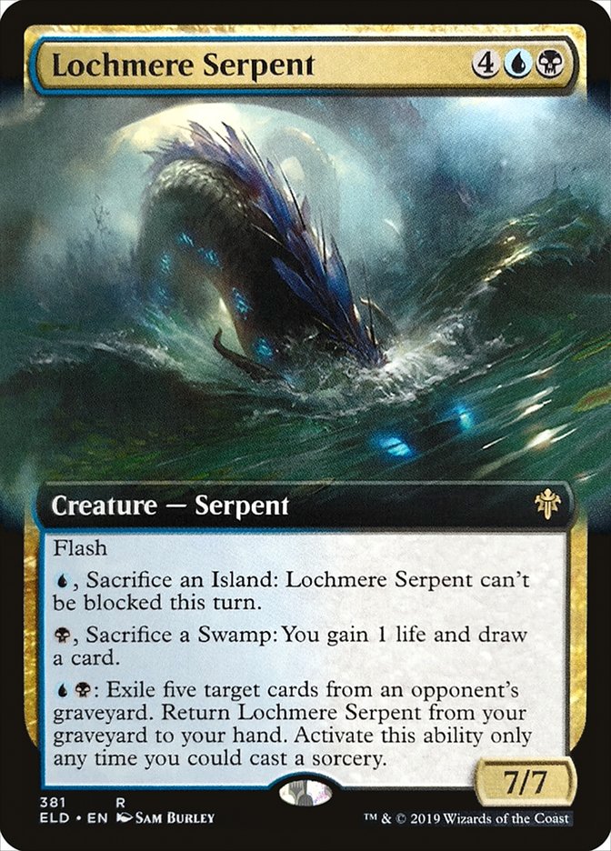Lochmere Serpent (Extended Art) [Throne of Eldraine] | Magic Magpie
