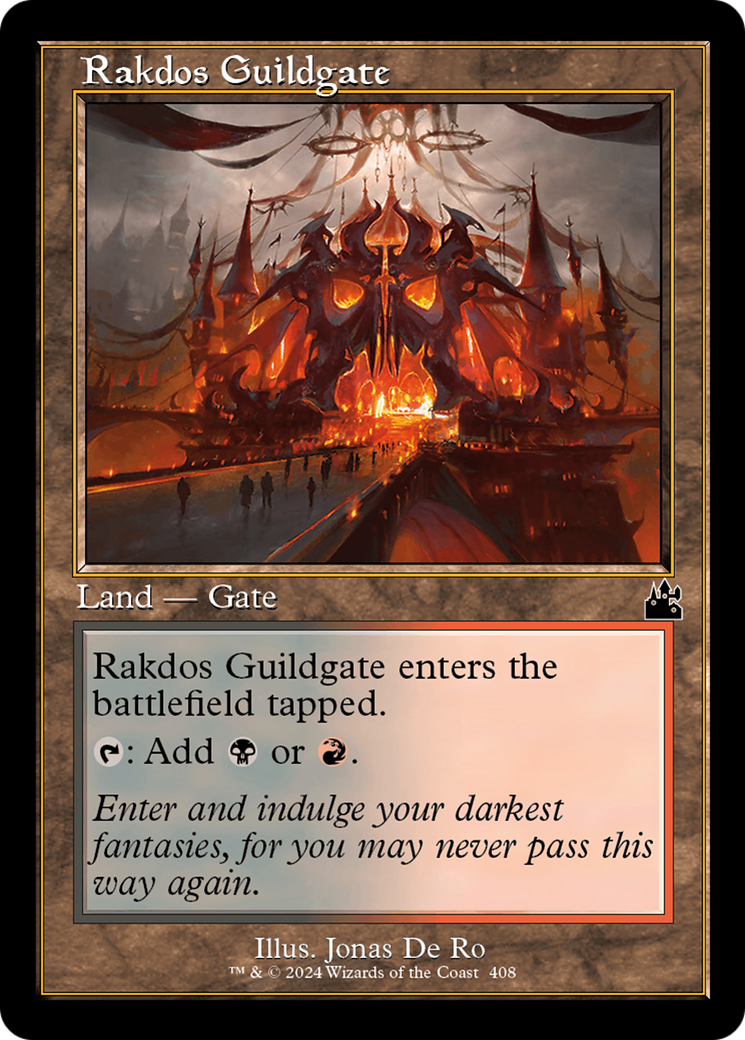 Rakdos Guildgate (Retro Frame) [Ravnica Remastered] | Magic Magpie