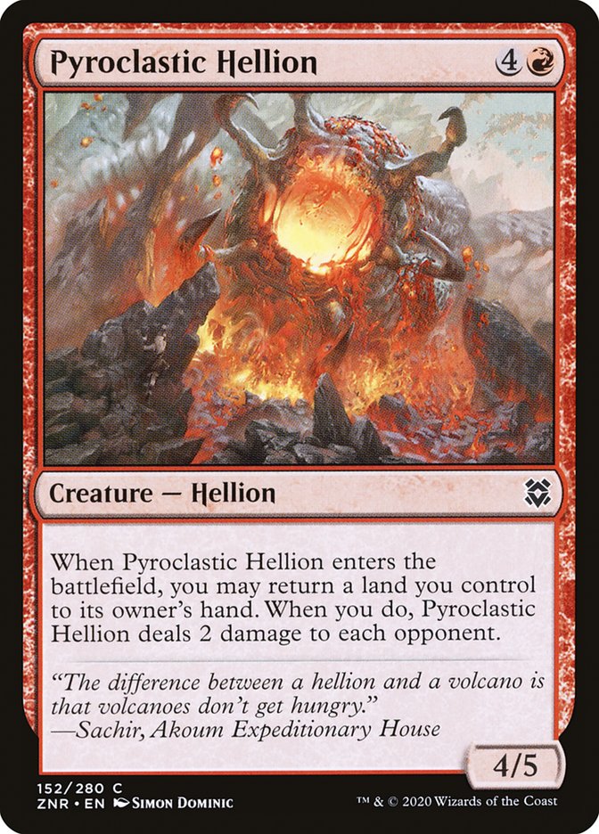 Pyroclastic Hellion [Zendikar Rising] | Magic Magpie