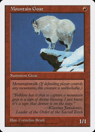 Mountain Goat [Fifth Edition] | Magic Magpie