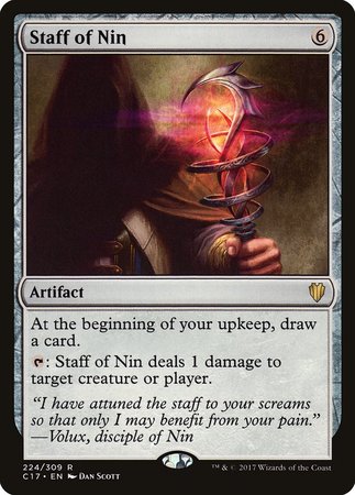 Staff of Nin [Commander 2017] | Magic Magpie