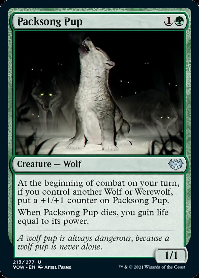 Packsong Pup [Innistrad: Crimson Vow] | Magic Magpie