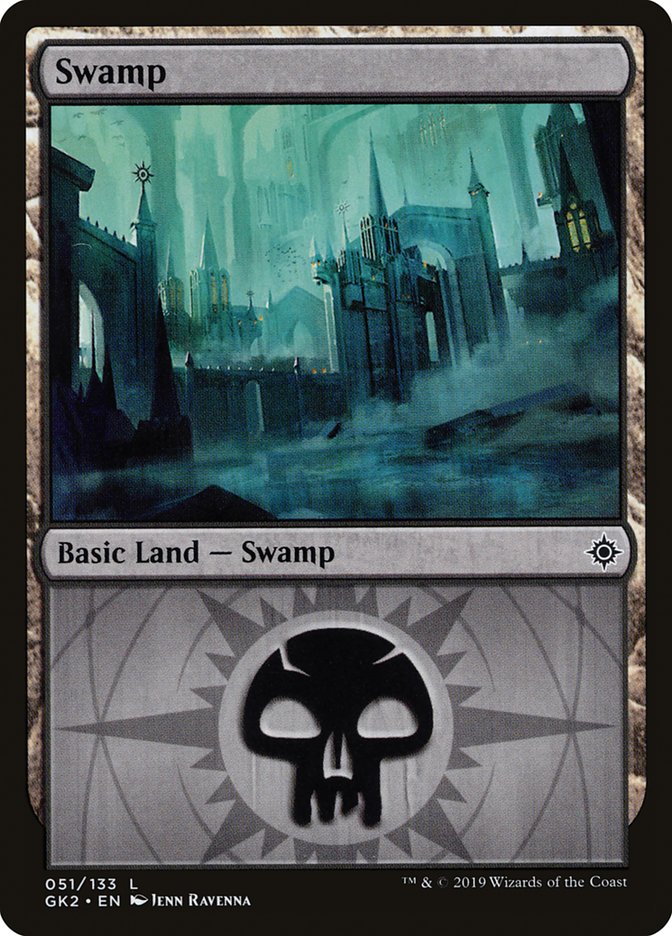 Swamp (51) [Ravnica Allegiance Guild Kit] | Magic Magpie