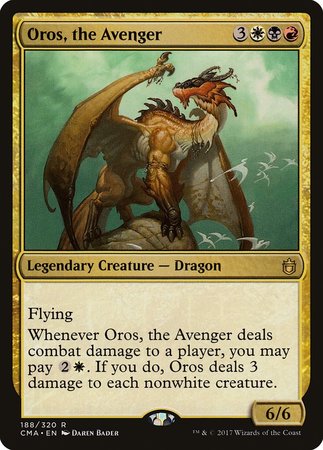 Oros, the Avenger [Commander Anthology] | Magic Magpie