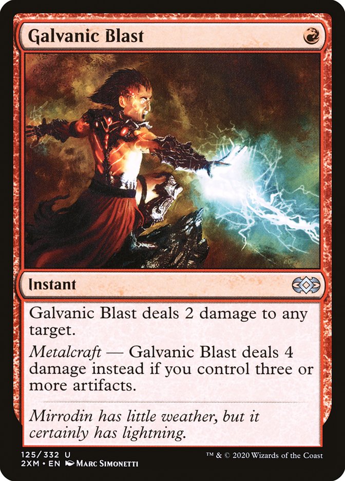 Galvanic Blast [Double Masters] | Magic Magpie