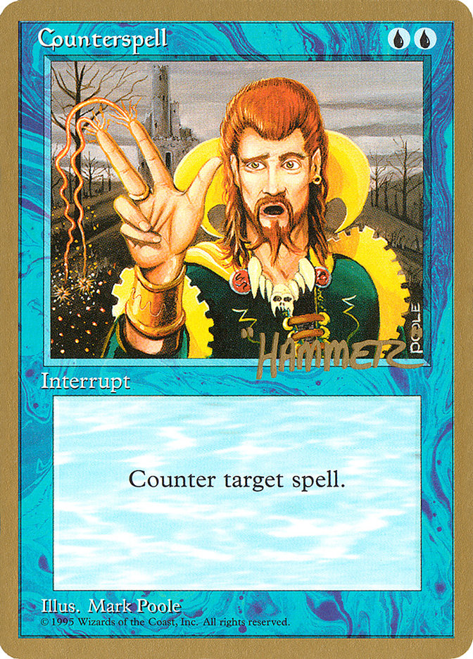 Counterspell (Shawn "Hammer" Regnier) [Pro Tour Collector Set] | Magic Magpie