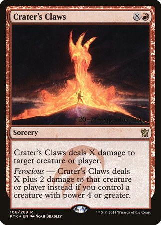 Crater's Claws [Khans of Tarkir Promos] | Magic Magpie