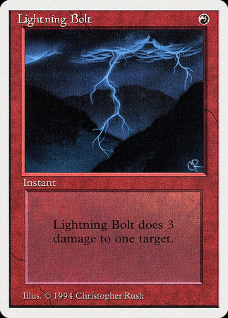 Lightning Bolt [Summer Magic / Edgar] | Magic Magpie
