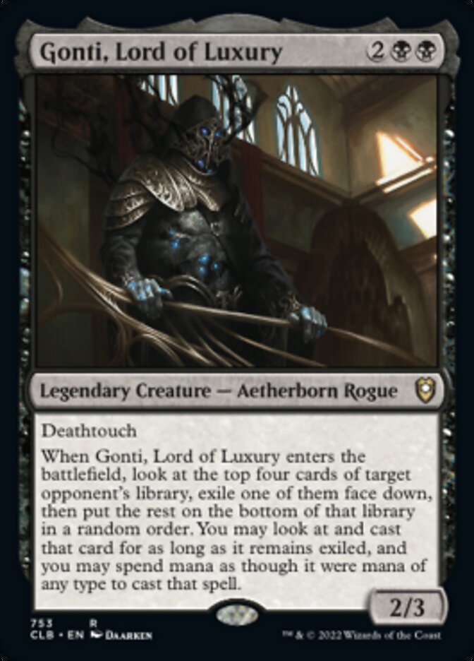 Gonti, Lord of Luxury [Commander Legends: Battle for Baldur's Gate] | Magic Magpie