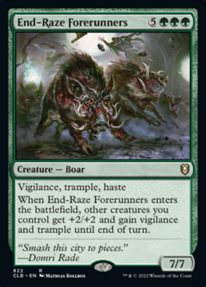 End-Raze Forerunners [Commander Legends: Battle for Baldur's Gate] | Magic Magpie