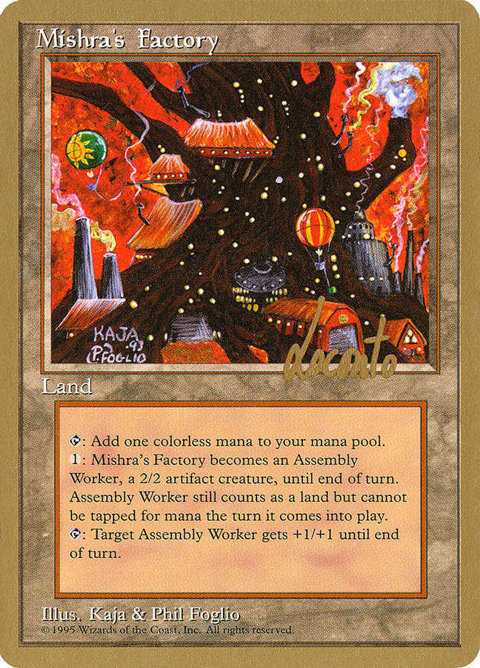 Mishra's Factory (Michael Loconto) [Pro Tour Collector Set] | Magic Magpie