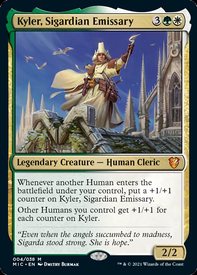 Kyler, Sigardian Emissary [Innistrad: Midnight Hunt Commander] | Magic Magpie