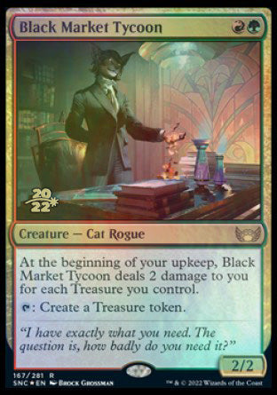 Black Market Tycoon [Streets of New Capenna Prerelease Promos] | Magic Magpie