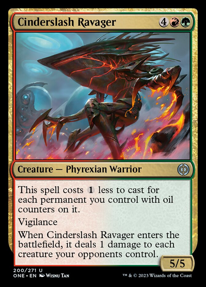 Cinderslash Ravager [Phyrexia: All Will Be One] | Magic Magpie