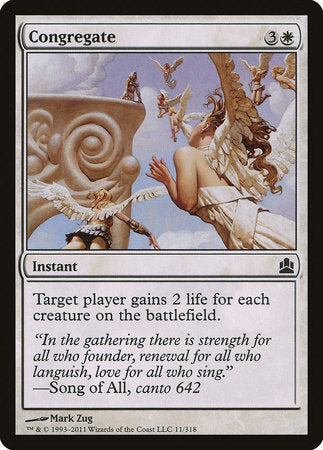 Congregate [Commander 2011] | Magic Magpie