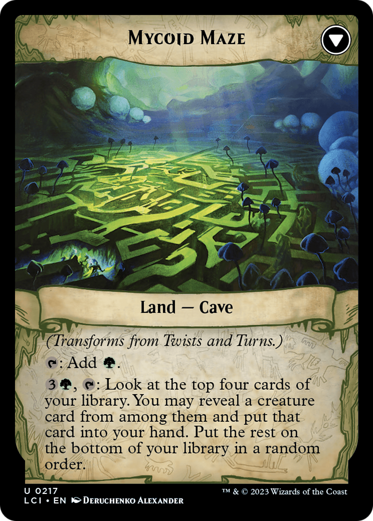 Twists and Turns // Mycoid Maze [The Lost Caverns of Ixalan] | Magic Magpie