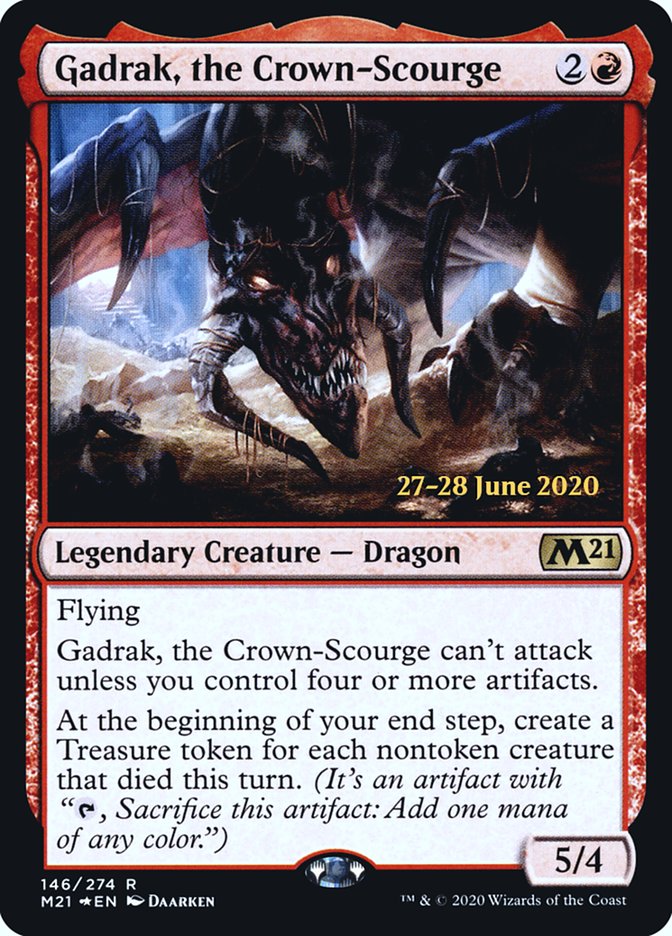 Gadrak, the Crown-Scourge  [Core Set 2021 Prerelease Promos] | Magic Magpie