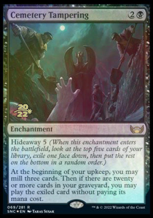 Cemetery Tampering [Streets of New Capenna Prerelease Promos] | Magic Magpie