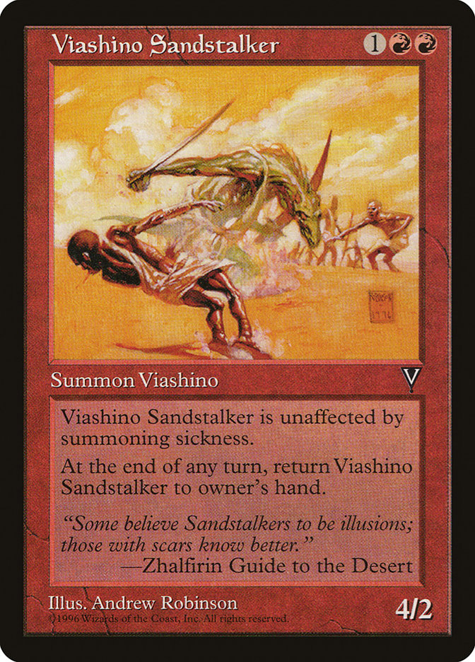Viashino Sandstalker [Visions] | Magic Magpie