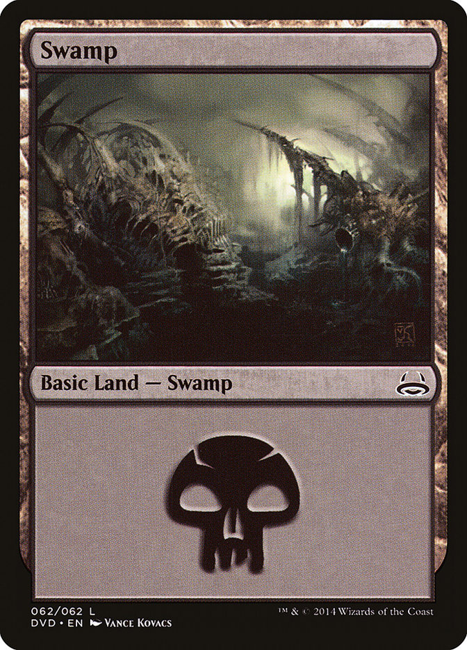 Swamp (62) (Divine vs. Demonic) [Duel Decks Anthology] | Magic Magpie