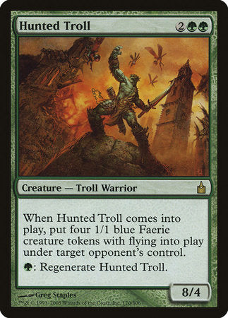 Hunted Troll [Ravnica: City of Guilds] | Magic Magpie