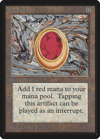 Mox Ruby [Limited Edition Beta] | Magic Magpie