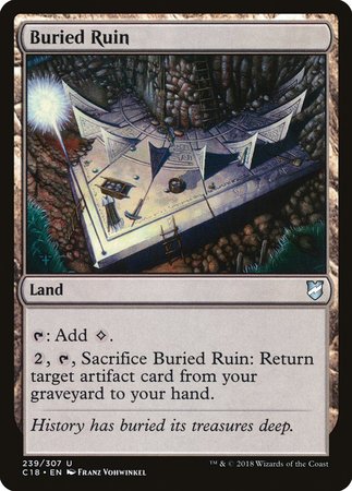Buried Ruin [Commander 2018] | Magic Magpie