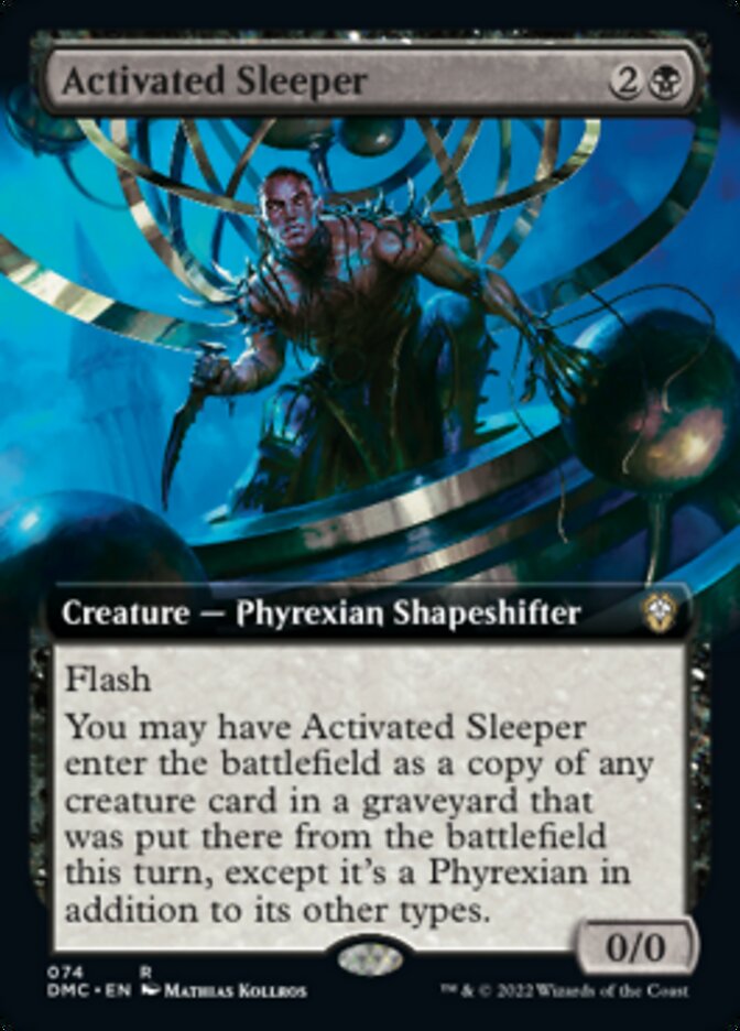 Activated Sleeper (Extended Art) [Dominaria United Commander] | Magic Magpie