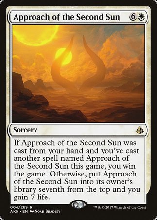 Approach of the Second Sun [Amonkhet] | Magic Magpie