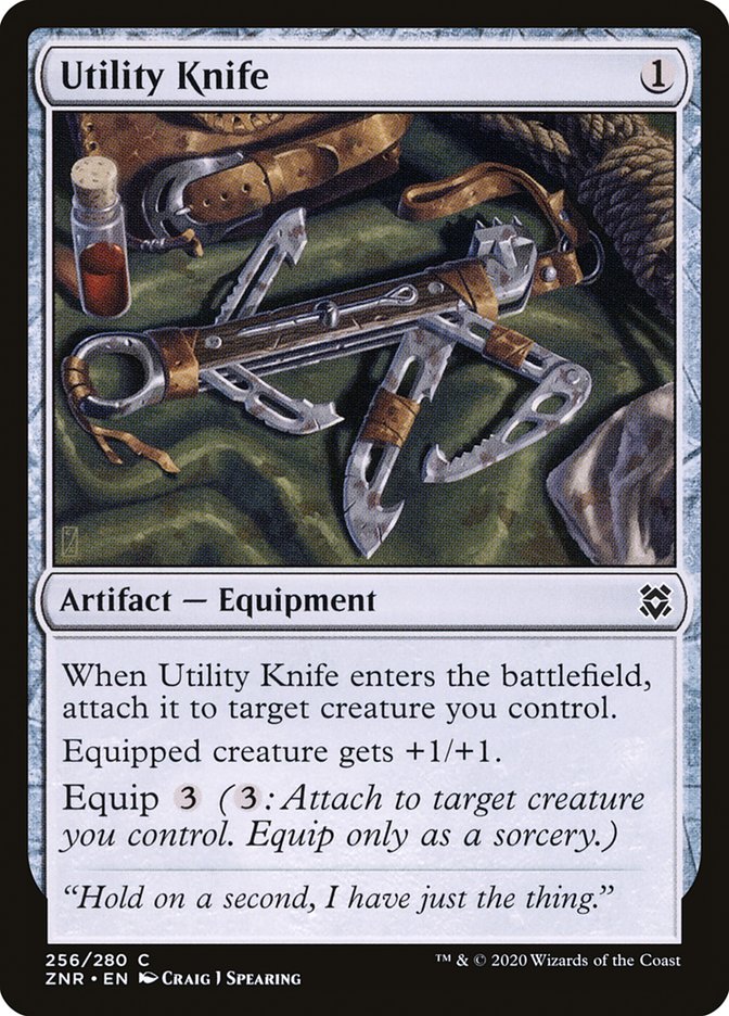 Utility Knife [Zendikar Rising] | Magic Magpie