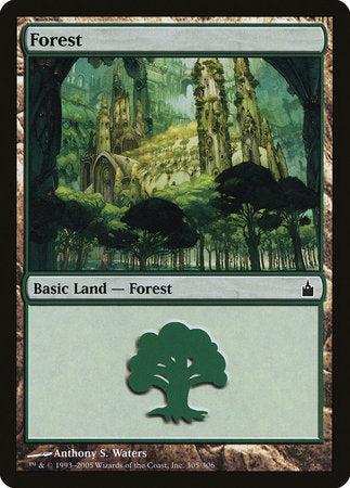 Forest (305) [Ravnica: City of Guilds] | Magic Magpie