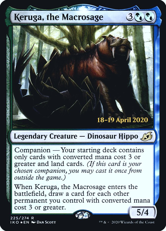 Keruga, the Macrosage  [Ikoria: Lair of Behemoths Prerelease Promos] | Magic Magpie