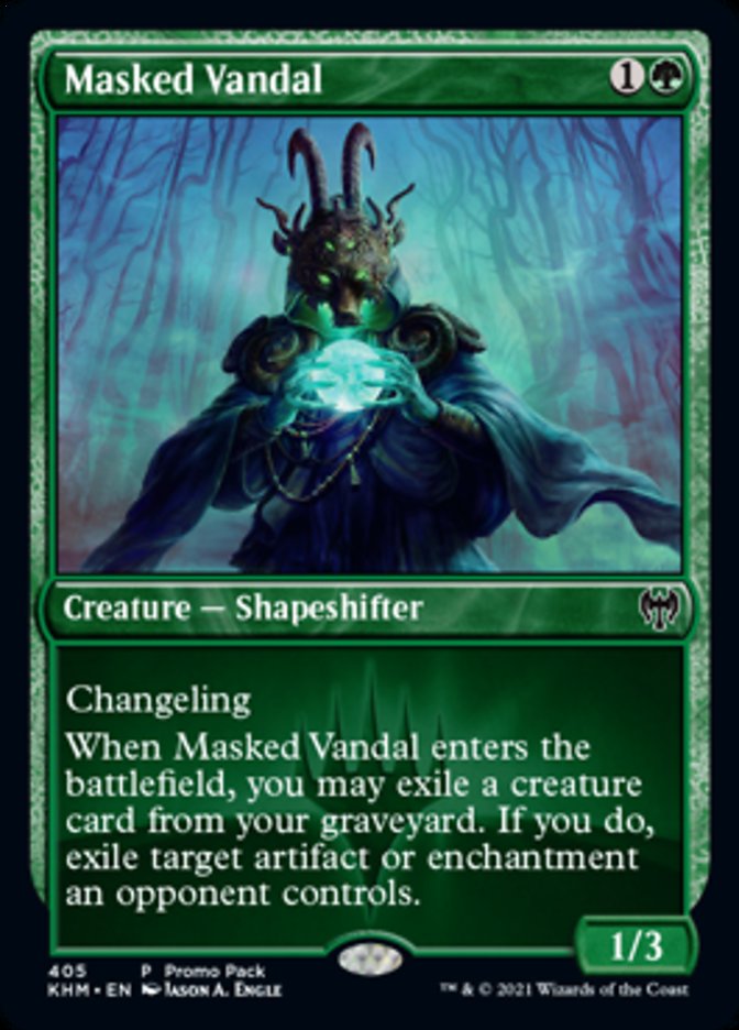 Masked Vandal [Kaldheim Promo Pack] | Magic Magpie