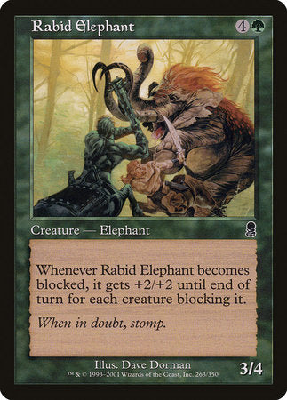 Rabid Elephant [Odyssey] | Magic Magpie