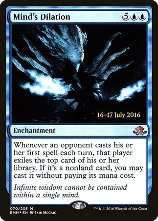 Mind's Dilation [Eldritch Moon Promos] | Magic Magpie