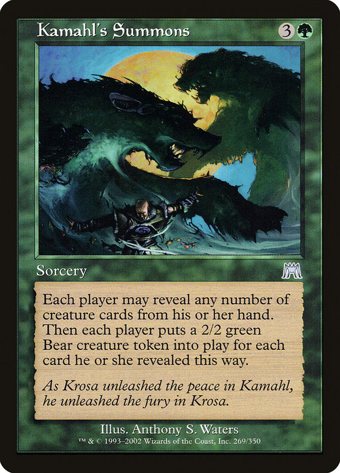 Kamahl's Summons [Onslaught] | Magic Magpie