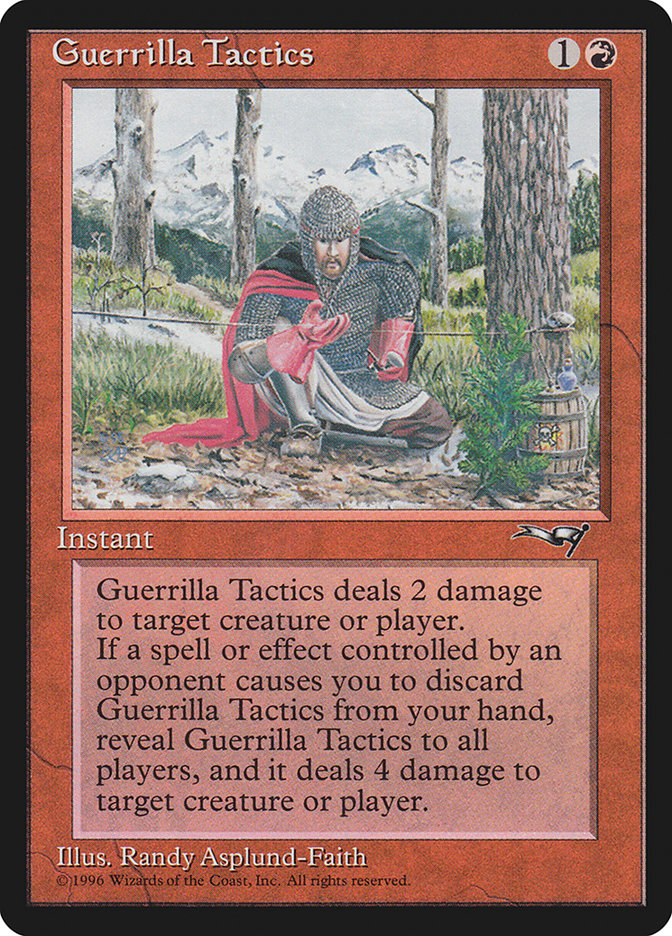 Guerrilla Tactics (Tripwire) [Alliances] | Magic Magpie