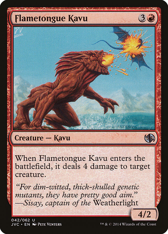 Flametongue Kavu [Duel Decks Anthology] | Magic Magpie