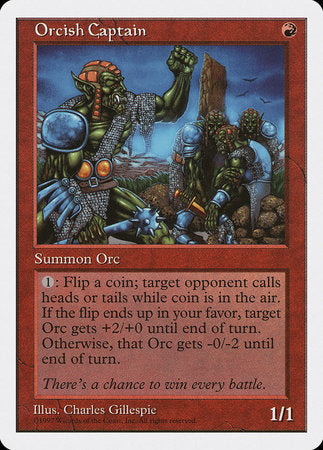 Orcish Captain [Fifth Edition] | Magic Magpie