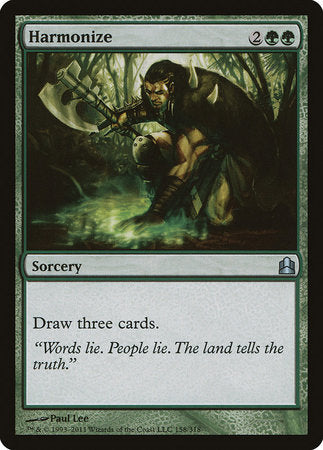Harmonize [Commander 2011] | Magic Magpie