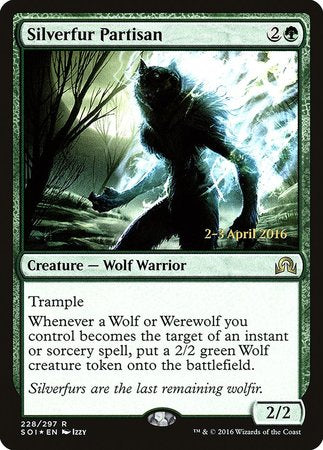 Silverfur Partisan [Shadows over Innistrad Promos] | Magic Magpie