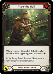 Wounded Bull (Red) [U-WTR200] (Welcome to Rathe Unlimited)  Unlimited Normal | Magic Magpie