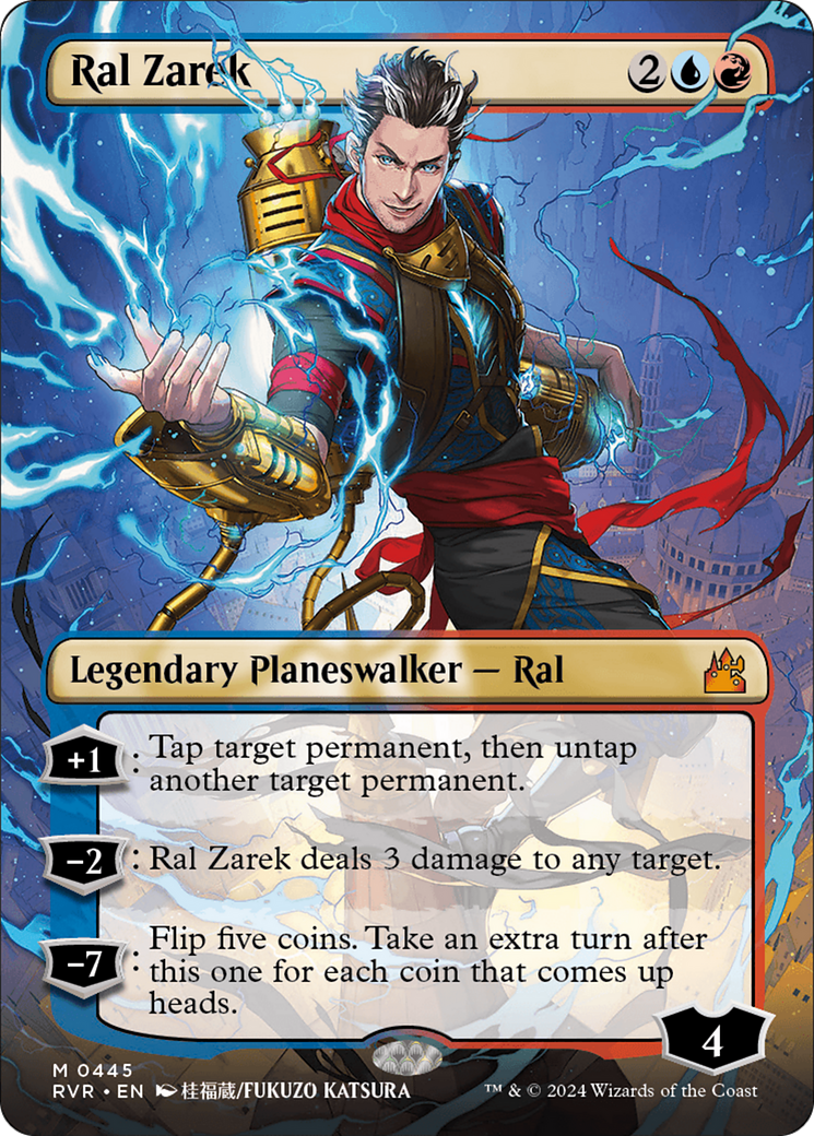 Ral Zarek (Anime Borderless) [Ravnica Remastered] | Magic Magpie