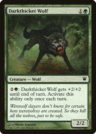 Darkthicket Wolf [Innistrad] | Magic Magpie
