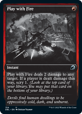 Play with Fire [Innistrad: Double Feature] | Magic Magpie